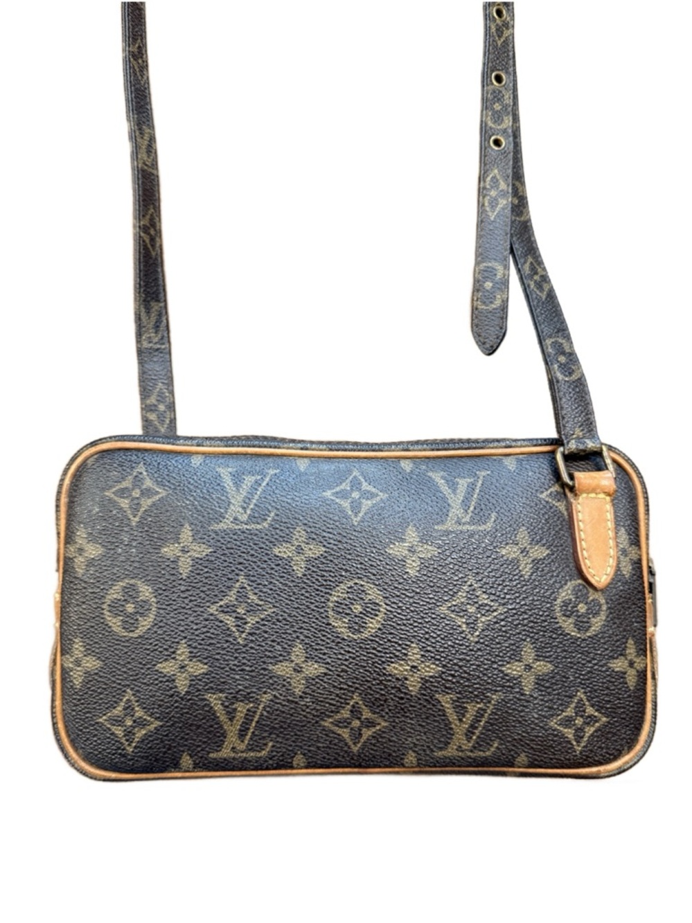 Louis Vuitton Monogram Marly Bandolier Crossbody w COA